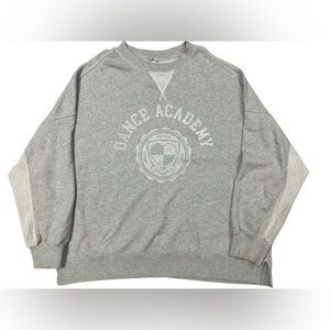 Aerie Gray Dance Academy Sweater- Oversized XL